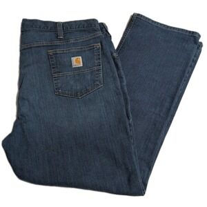Carhartt Rugged Flex Relaxed Fit Denim Jeans Blue Men's 42x30
